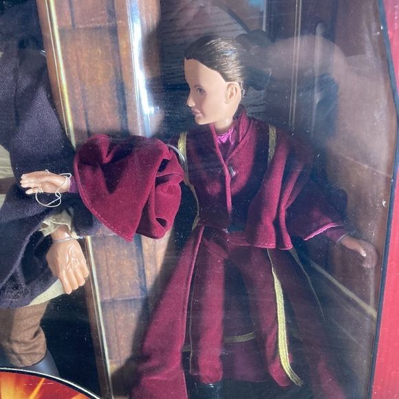 New Vintage 2000 Star Wars QUI-GON Jinn & Queen Amidala Defense of Naboo - Picture 4 of 13